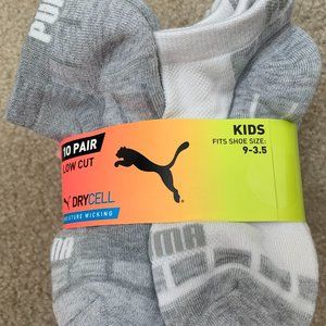 NEW Puma Low Cut Socks 10 pair